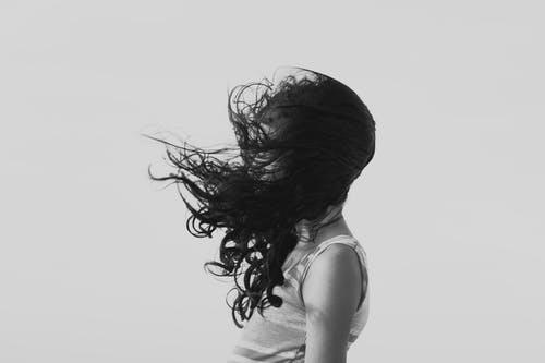 hair on face