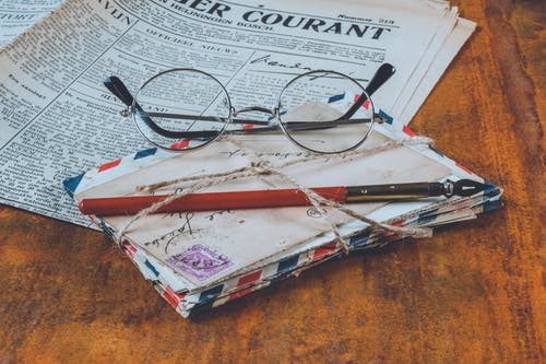 a bundle of letters