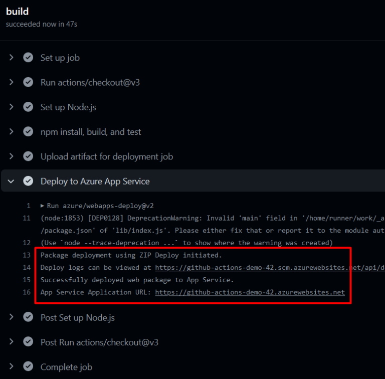 Deploy to Azure App Service with GitHub Actions – Tom Vaidyan