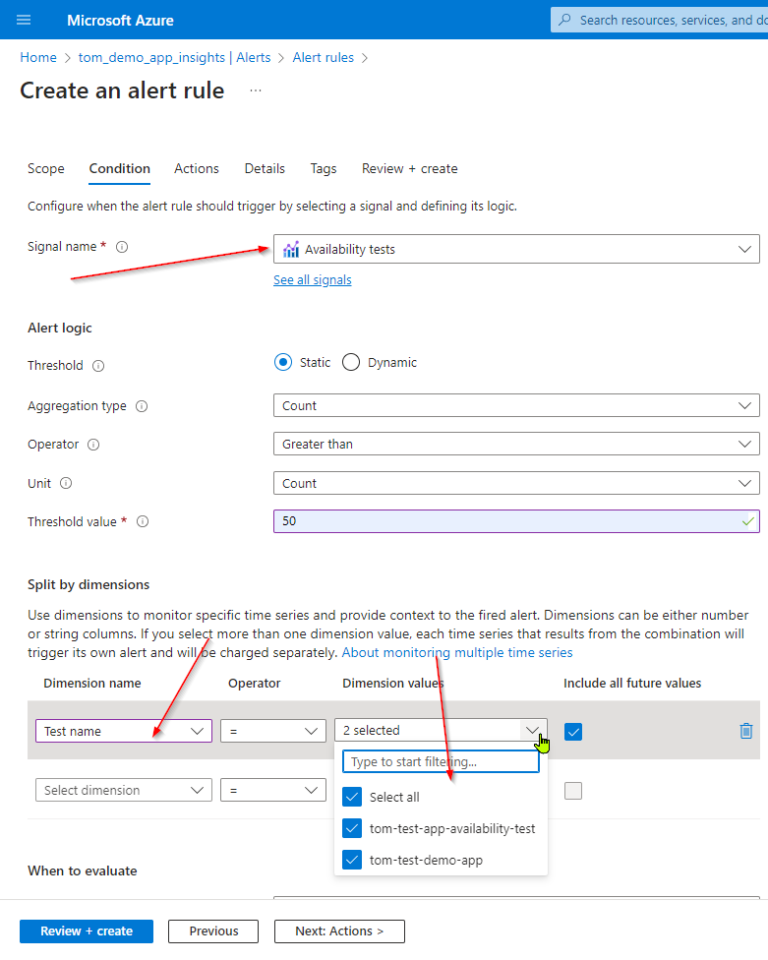 Azure Monitoring and Alerts Part 2: Application Insights Availability ...